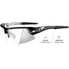 image:imageCrit Sport Sunglasses  Ideal for Baseball Cricket Cycling Fishing Golf Hiking Running Tennis amp PickleballCrystal Black With Light Night Fototec Lens