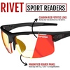 image:imageRivet Sport Sunglasses Ideal For Cycling Golf Pickleball Running And TennisBlackout Clarion Red Fototec 15