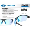 image:imageRivet Sport Sunglasses Ideal For Cycling Golf Pickleball Running And TennisBlackout SmokeAc RedClear