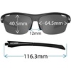 image:imageTifosi Intense Sport Sunglasses Men amp Women  Ideal For Golf Pickleball Running amp Tennis Vented Lenses Prevent FoggingGloss Black WSmoke Lens Silver Mirror