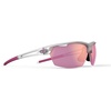 image:imageTifosi Optics Navar Sport Sunglasses  Ideal For Golf Pickleball Running amp Tennis Vented Lenses Prevent FoggingSatin Clear  Pink Mirror