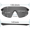 image:imageTifosi Optics Vogel XC Sunglasses Sport Sunglasses Men amp Women Small Medium Fit Ideal For Baseball Cycling Golf RunningBlackout  Ac Red