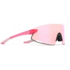 image:imageTifosi Optics Vogel XC Sunglasses Sport Sunglasses Men amp Women Small Medium Fit Ideal For Baseball Cycling Golf RunningCrystal Pink  Pink Mirror