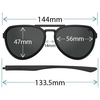 image:imageTifosi Selca Tangle Free Aviator Men amp Womens Sunglasses  Ideal for Golf Hiking Running Pickleball amp Great Lifestyle LookBlack Tortoise Sky Blue Mirror