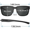image:imageTifosi Shumo Oversized Sunglasses  Cycling Golf Pickleball RunningHoney Gt Lens
