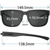 image:imageTifosi Shumo Oversized Sunglasses  Cycling Golf Pickleball RunningJava Fade Brown Polarized Lens