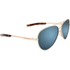 image:imageTifosi Shwae Tangle Free Aviator Sunglasses For Men amp Women  Ideal For Flying Golf Hiking and RunningGold Smoke Bright Blue Lens