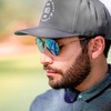 image:imageTifosi Shwae Tangle Free Aviator Sunglasses For Men amp Women  Ideal For Flying Golf Hiking and RunningGold Smoke Bright Blue Lens