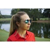 image:imageTifosi Shwae Tangle Free Aviator Sunglasses For Men amp Women  Ideal For Flying Golf Hiking and RunningGold Smoke Bright Blue Lens