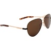 image:imageTifosi Shwae Tangle Free Aviator Sunglasses For Men amp Women  Ideal For Flying Golf Hiking and RunningMidnight Gold Brown Lens