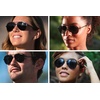 image:imageTifosi Shwae Tangle Free Aviator Sunglasses For Men amp Women  Ideal For Flying Golf Hiking and RunningSatin Black Smoke Lens