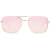 image:imageTifosi Shwae Tangle Free Aviator Sunglasses For Men amp Women  Ideal For Flying Golf Hiking and RunningSquare 20 Gold Pink Mirror