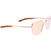image:imageTifosi Shwae Tangle Free Aviator Sunglasses For Men amp Women  Ideal For Flying Golf Hiking and RunningSquare 20 Gold Pink Mirror