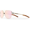 image:imageTifosi Shwae Tangle Free Aviator Sunglasses For Men amp Women  Ideal For Flying Golf Hiking and RunningSquare 20 Gold Pink Mirror