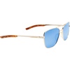 image:imageTifosi Shwae Tangle Free Aviator Sunglasses For Men amp Women  Ideal For Flying Golf Hiking and RunningSquare 20 Gold Smoke Bright Blue Mirror
