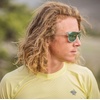 image:imageTifosi Sizzle Tangle Free Sport Sunglasses  Ideal For Running Cycling Golf Pickleball Tennis and Trendy Lifestyle LookFrost Blue Smoke Yellow Lens