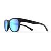 image:imageTifosi Swank Sport Sunglasses  Tangle Free  Ideal For Cycling Golf Hiking Pickleball Running and Great Lifestyle LookBlackoutSmoke Lens With Sky Blue Mirror Polarized