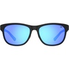image:imageTifosi Swank Sport Sunglasses  Tangle Free  Ideal For Cycling Golf Hiking Pickleball Running and Great Lifestyle LookBlackoutSmoke Lens With Sky Blue Mirror Polarized