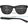 image:imageTifosi Swank Sport Sunglasses  Tangle Free  Ideal For Cycling Golf Hiking Pickleball Running and Great Lifestyle LookSatin ClearSmoke Lens Clarion Blue Mirror  Polarized