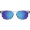 image:imageTifosi Swank Sport Sunglasses  Tangle Free  Ideal For Cycling Golf Hiking Pickleball Running and Great Lifestyle LookSatin ClearSmoke Lens Clarion Blue Mirror  Polarized