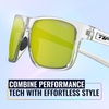 image:imageTifosi Swick Sport Sunglasses  Ideal For Cycling Golf Hiking Pickleball Running Tennis and Great Lifestyle LookCrystal ClearSmoke Yellow