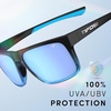 image:imageTifosi Swick Sport Sunglasses  Ideal For Cycling Golf Hiking Pickleball Running Tennis and Great Lifestyle LookOnyxblue FadeSky Blue
