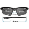 image:imageTifosi Vero Sport Sunglasses Unisex  Ideal For Baseball Cricket Cycling Golf Hiking Running Tennis amp PickleballGloss Black SmokeAc RedClear