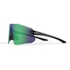 image:imageTifosi Vogel SL Sport Sunglasses Men amp Women  Ideal For Baseball Cycling Cricket Golf Hiking RunningGloss Black  Smoke Green Mirror