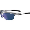 Silver W/Smoke Lens Blue Mirror
