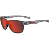 image:imageTifosi Sizzle Tangle Free Sport Sunglasses  Ideal For Running Cycling Golf Pickleball Tennis and Trendy Lifestyle LookSatin Vapor Smoke Red Lens