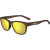 Woodgrain/Smoke Lens Yellow Mirror