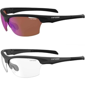 image:imageTifosi Intense Sport Sunglasses Men amp Women Bundle of Clear and AC Red Lens Ideal For Golf Pickleball Running amp Tennis