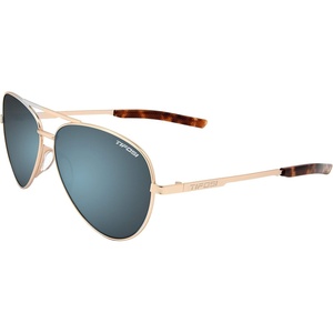 image:imageTifosi Shwae Tangle Free Aviator Sunglasses For Men amp Women  Ideal For Flying Golf Hiking and RunningGold Smoke Bright Blue Lens