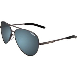 image:imageTifosi Shwae Tangle Free Aviator Sunglasses For Men amp Women  Ideal For Flying Golf Hiking and RunningGraphite Smoke Bright Blue Lens