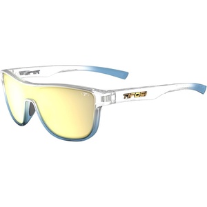 image:imageTifosi Sizzle Tangle Free Sport Sunglasses  Ideal For Running Cycling Golf Pickleball Tennis and Trendy Lifestyle LookFrost Blue Smoke Yellow Lens