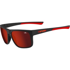 image:imageTifosi Swick Sport Sunglasses  Ideal For Cycling Golf Hiking Pickleball Running Tennis and Great Lifestyle LookSatin BlackcrimsonSmoke Red