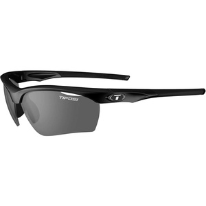 image:imageTifosi Vero Sport Sunglasses Unisex  Ideal For Baseball Cricket Cycling Golf Hiking Running Tennis amp PickleballGloss Black SmokeAc RedClear