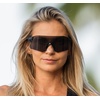 image:imageRail Sport Sunglasses  Ideal For Cycling Gravel MTB amp Road Baseball amp SoftballBlackout SmokeAc RedClear