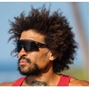 image:imageRail Sport Sunglasses  Ideal For Cycling Gravel MTB amp Road Baseball amp SoftballBlackout SmokeAc RedClear