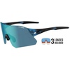 image:imageRail Sport Sunglasses  Ideal For Cycling Gravel MTB amp Road Baseball amp SoftballCrystal Blue Clarion BlueAc RedClear