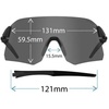 image:imageRail Sport Sunglasses  Ideal For Cycling Gravel MTB amp Road Baseball amp SoftballCrystal Blue Clarion BlueAc RedClear