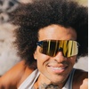 image:imageRail Sport Sunglasses  Ideal For Cycling Gravel MTB amp Road Baseball amp SoftballMidnight Navy Clarion YellowAc RedClear
