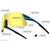 image:imageRail Sport Sunglasses  Ideal For Cycling Gravel MTB amp Road Baseball amp SoftballMidnight Navy Clarion YellowAc RedClear