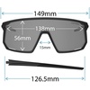 image:imageTifosi Moab Full Frame Cycling Sunglasses  Baseball PickleballBlackout SmokeAc RedClear