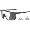 image:imageTifosi Moab Full Frame Cycling Sunglasses  Baseball PickleballMatte Gunmetal Light Night Fototec