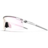 image:imageTifosi Moab Lite Half Frame Cycling Sunglasses  Running PickleballSatin Clear Clarion Pink Fototec