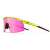 image:imageTifosi Moab Lite Half Frame Cycling Sunglasses  Running PickleballSpeed Yellow Clarion Sunset Pink  Ac Red  Clear