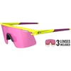 image:imageTifosi Moab Lite Half Frame Cycling Sunglasses  Running PickleballSpeed Yellow Clarion Sunset Pink  Ac Red  Clear