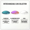 image:imageTifosi Moab XC Rimless Cycling Sunglasses  Running PickleballCrystal Smoke Clarion BlueAc RedClear