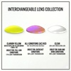 image:imageTifosi Moab XC Rimless Cycling Sunglasses  Running PickleballForest Vapor Clarion YellowAc RedClear